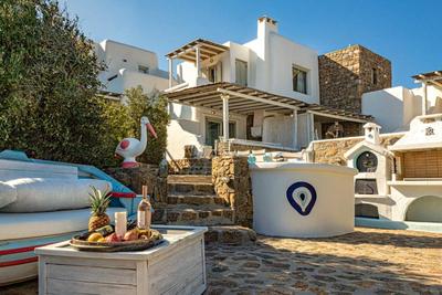 Magnificent Mykonos Apartment | Apartment Nexus | 2 Bedrooms | Private Terrace with Jacuzzi | Outdoor Dining Area & BBQ | Kalafatis