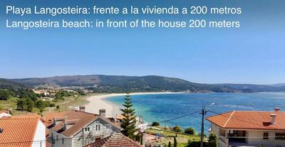 Refugio climático en Finisterre frente a la playa con vistas al mar!!