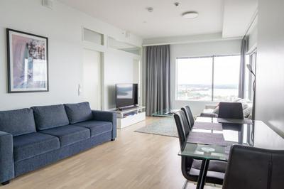 18th Floor Helsinki High Point 1 BDR Apartment with City View - Free Garage Parking