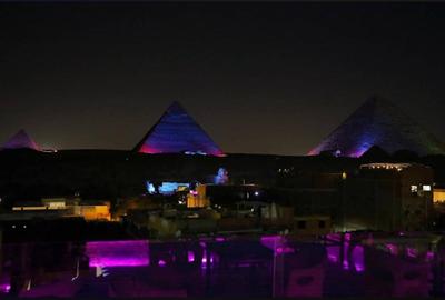 Magical pyramids hills