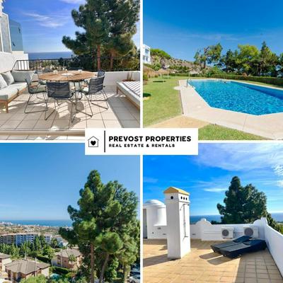 Sea view, walk to Restaurants, Gym, Paddle & Golf