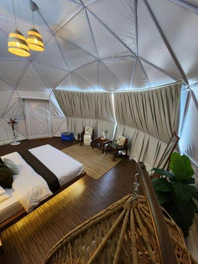 Sunset domes private camp