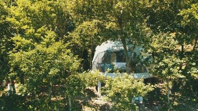 Geodesic Domes with Best Views in Ribeira Sacra