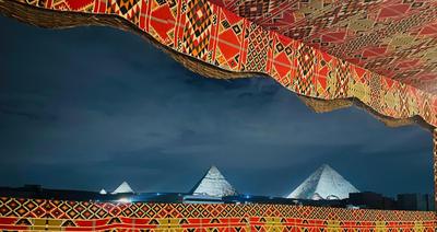 King of pharaohs view pyramids