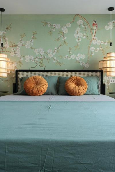 Indochine Rooftop room with balcony and ancient street view, 3' to Beer Street Tạ Hiện