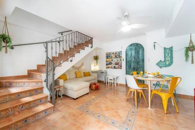 Traditional El Palo Home with Rooftop Terrace