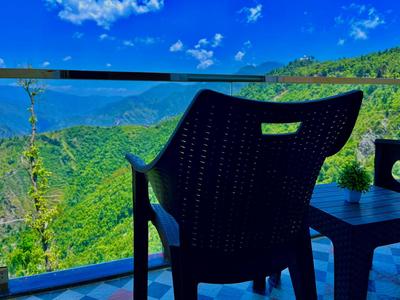 Pine View Cottage & Cafe, Mussoorie - blissful view from rooms