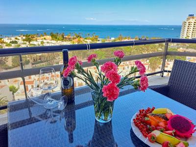Cozy ocean and La Gomera view appartment