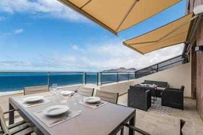 Spacious Two Bedroom Apartment with Terrace right on the Surf Beach