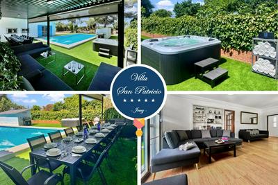 Villa San Patricio I Piscina Privada I Jacuzzi Spa I BBQ I PS5 I Aire Acon I 3000m2 I 5min-Centro