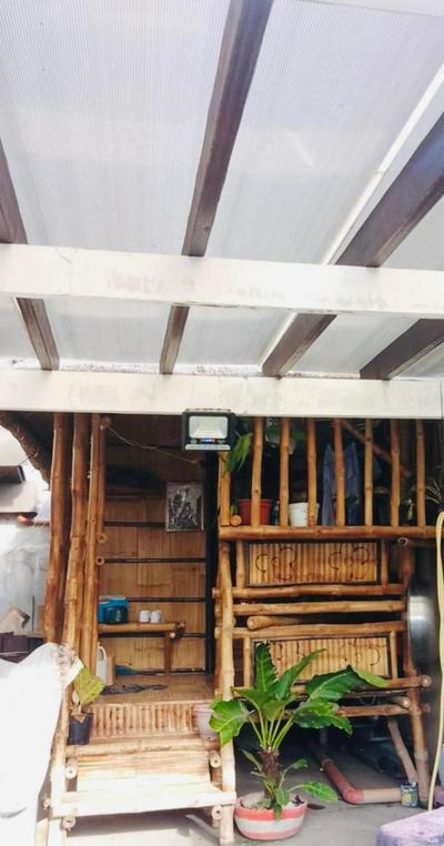 Bamboo Hut with Double Deck Bed