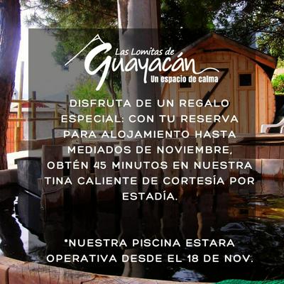 Las lomitas de Guayacan, Cabañas y Spa