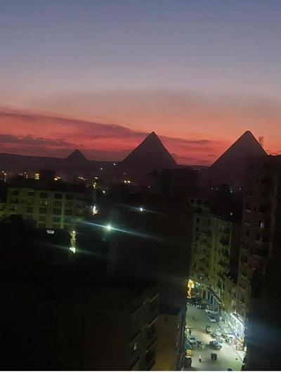 Stone pyramids of Giza