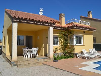 Casa cerca de la playa con piscina privada, wifi, mascotas permitidas - ES-348-2