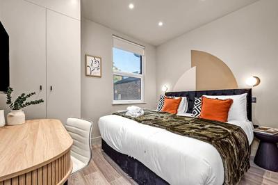 Glam Compact Studio with Chic Kitchenette
