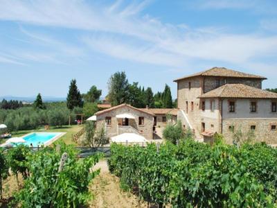 Rustic style flat with swimming pool