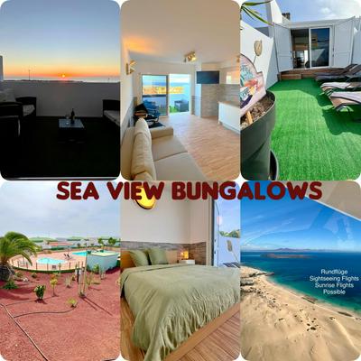 Bungalow mit Meerblick und Gemeinschaftspool