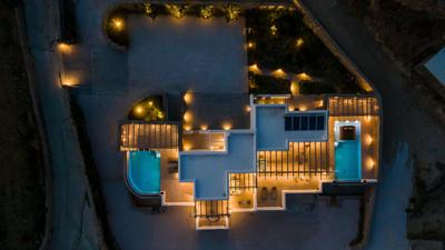 Villa Camelia 1 - Psarou View - Private pool and Jacuzzi