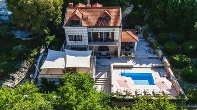 City Beach Villa with Pool and Sea View