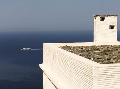 Andros -Stone house with shared pool & seaview