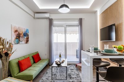 Bright Apartment in Athens City Center 2 Bedrooms with Terrace