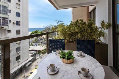 Flat Varanda Vista Mar - Terraço Panorâmico