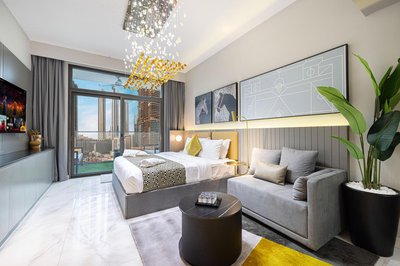 Cozy Studio Steps from Dubai Mall & Burj Khalifa