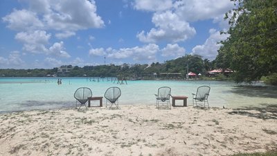 Paradise Beach Bacalar A Pie De Laguna