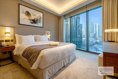 Luxury 3BR Apartment with Burj Khalifa Views - Address Opera