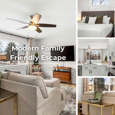 Modern Family Friendly Escape Central 5 Bedroom