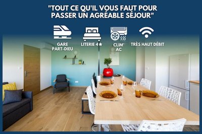 COCON - PartDieu l Parking l Climatisation by Dreamy Flat Lyon
