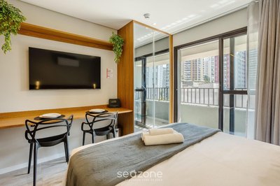 Studio with balcony near Allianz Parque CEP0128
