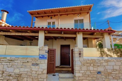 Thalassa Beachfront Villa with private pool