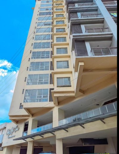 Sea View Condo with Balcony Near Ayala
