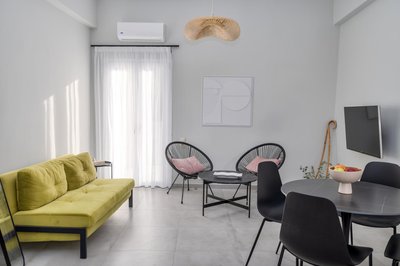 Omega Elounda2bedroom apartments city center WiFi