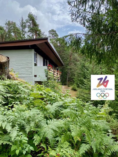 Ca'Mugo, a chalet in the magic woods, near Cortina
