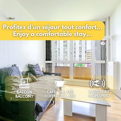 Le Petit Auber & son balcon, à 2 pas de Paris