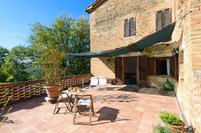 Alloggio Val D'orcia con Balcone Panoramico 6' Posti Letto