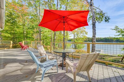 The Birch House: Lakefront Home w/ Dock & Grill
