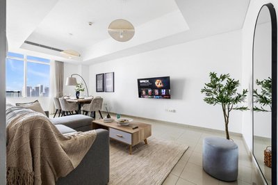 Marina 2BR with 31st-Floor Ocean View