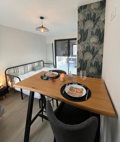 Studio du port avec jardin privé