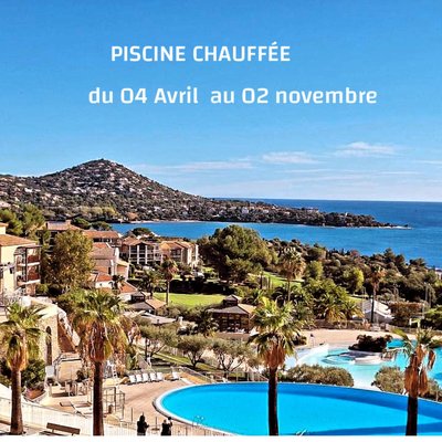 CAP ESTÉREL Famille - Multisports- Appartement 4 personnes en Rez de Jardin - vue Mer -Terrasse -Parking -