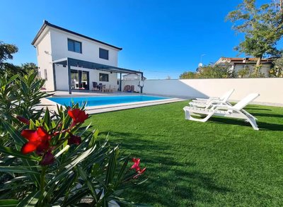 Two-storey house with pool