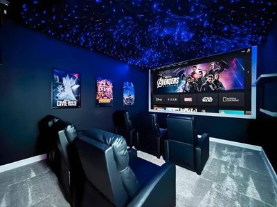 6BR Family at Champions Gate Pool Game Room
