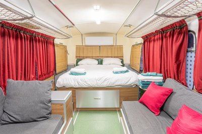 A one of a kind bus stay with gorgeous views