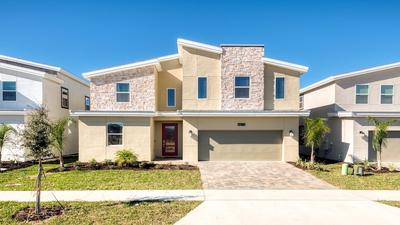 Modern 9BR Family Villa Close Disney w Pool SPA