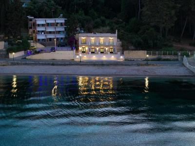 Beachfront Achillion Bay Villa in Corfu
