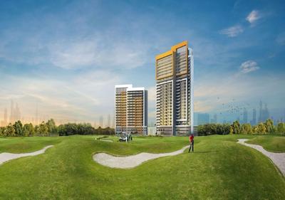 Modern 1 BR Golf Vita Damac Hills 1