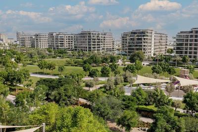 Luxurious Dubai Hills with balcony park view
