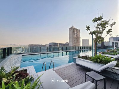 Manzil - Stylish 1BR with Pool and Gym
